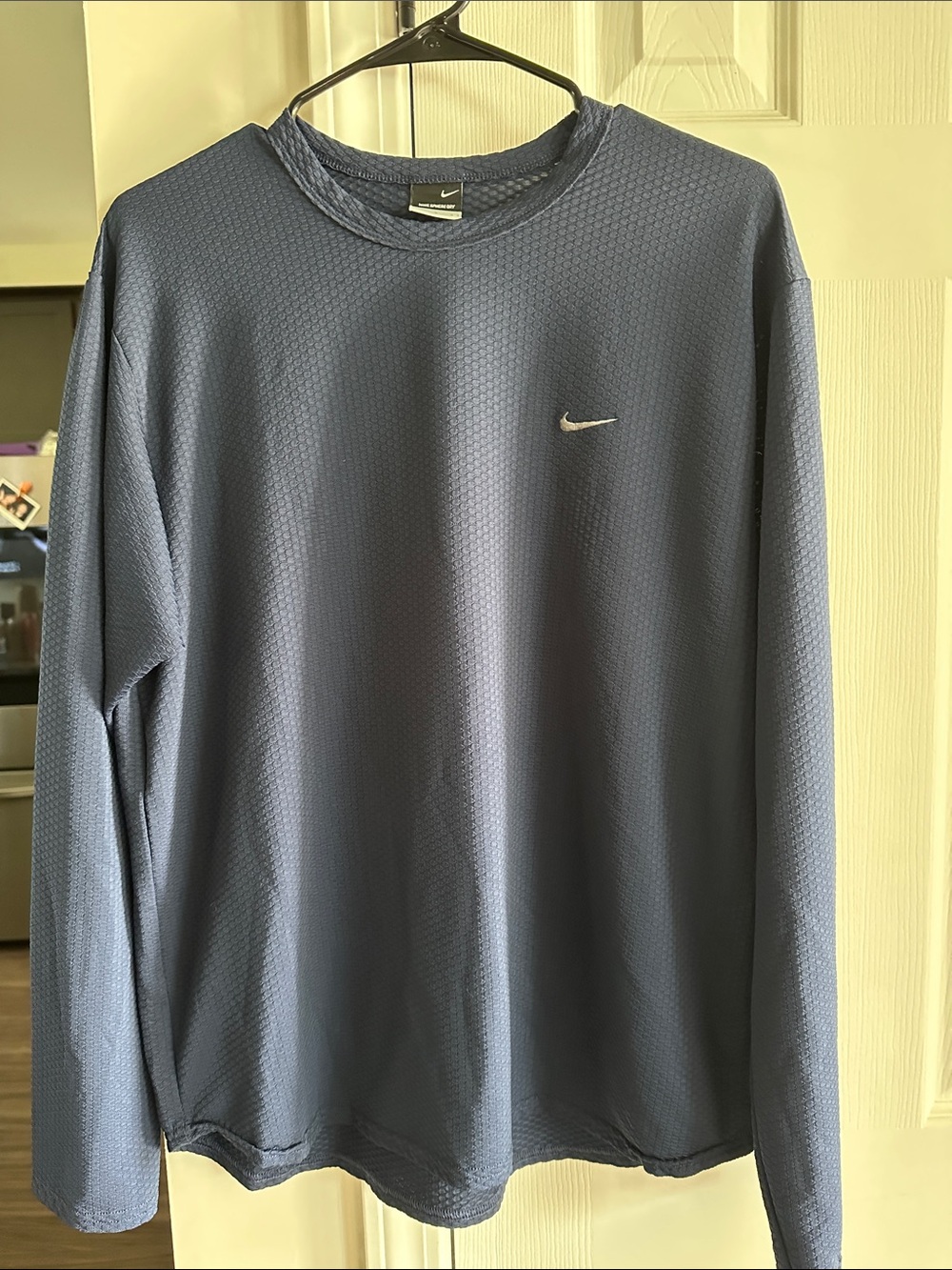 Nike Men's Long-Sleeve Athletic Top - Slate Blue
